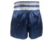 Lumpinee Short de Boxe Thaï : LUM-038 Bleu marin